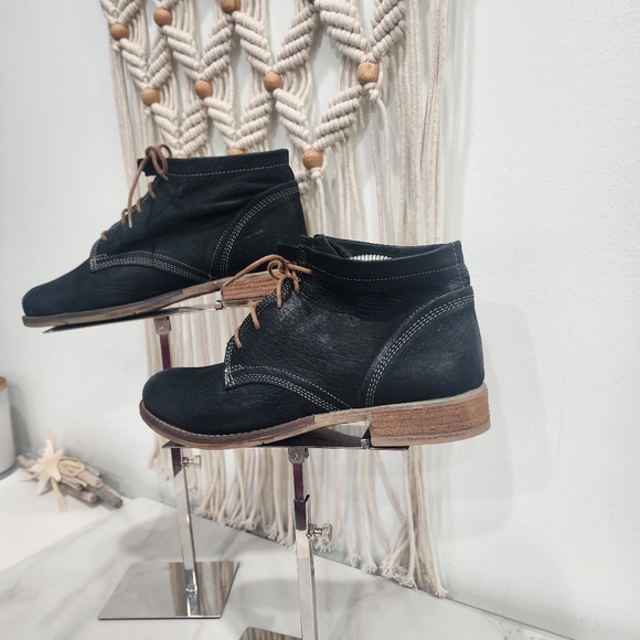 [ Joseph Siebel] suede black bootie size EU 37 Women's  Chelsea ankle boot - Picture 11 of 16